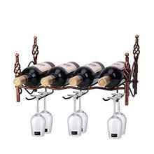 WZHZJ Bottiglie da dell'organizzatore del Supporto, Vino ripiano, portasciugamani for Cucina Dispensa Cabinet, Tenere 4 Bottiglie