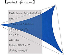 Vele parasole LQ Ombra Tela - Triangolo Canopy - Tenda Copertura in Tessuto, Heavy Duty, Durevole, conservare al Fresco, Paralume in Tessuto, Giardino Prato attività all'aperto, Patio Sun Shades