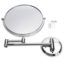 01 Specchio cosmetico galvanico, Specchio per Trucco telescopico Pieghevole in Rame HD, Decorazione Domestica per Camera da Letto