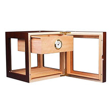 HYY-YY Cedar Cigar Humidor Creativo Trasparente Piccolo Vetrina Pianoforte Vernice Humidor