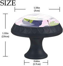 Modello di uva dell'acquerello rosa Pomelli per Porta Set di 4 Pomelli per Mobili Manopole per Cassetti Cucina Armadio Vetro