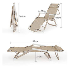 Sedie a sdraio portatili, sedie reclinabili pieghevoli, sedia a sdraio, sdraio per patio, sedia da giardino, sdraio per esterni, con poggiatesta - per sedia da esterno per spiaggia, campeggio