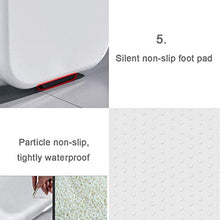 Sedia da doccia con porta invisibile Sgabello pieghevole Pieghevole Sgabello Doccia a muro Sedile ABS Materiale antiscivolo Portico Sgabello Sgabello Isolamento Performance Scarpa Cambio sgabello 39x4