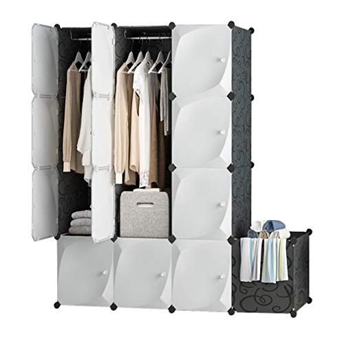Scarpiera Armadietti- for Bambini Armadio Locker, Armadio combinata, 12 Cubo Armadio, 5 Tipi, PP Materiale plastico, for Camera da Letto Soggiorno (Color : B)