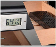 AMOYEE Sigaro Cabinet Cigar Box Sigare Sigaro Humidor Naturale Mellow Cedro Legno Grande capacità Sigare Sigaro Umidificazione Costante umidità Cabinet Scatola di visualizzazione