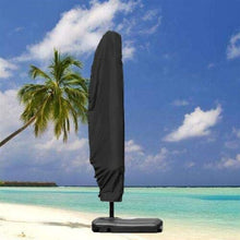 Neverland 280 CM Coperture per Ombrelloni ombrellone Banane Parasole Esterno 210D Oxford Nero Anti-UV Anti-Polvere con Zip