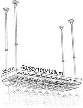 Leifeng Tower Classico Wine Rack Ferro Battuto Materiale Hanging Wine Glass Rack Capovolto Rack Decorazione Domestica Wine Rack (Color : Black)
