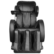 Vislone Poltrona da Massaggio Relax Elettrica Reclinabile in Ecopelle Nera Schermo Comandi,Poltrona Massaggiante Relax Elettrica Reclinabile in Similpelle Nera con Schermo Comandi