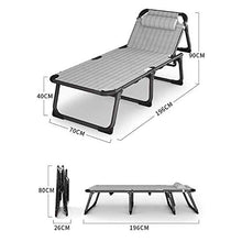ZHANGYY Sedie a Sdraio da Patio Sedia a Sdraio Pieghevole per Esterni, Prato, Patio, Spiaggia, Prendere Il Sole, Sdraio, Sdraio Sedia reclinabile da Campeggio Regolabile per impieghi gravosi Leggera
