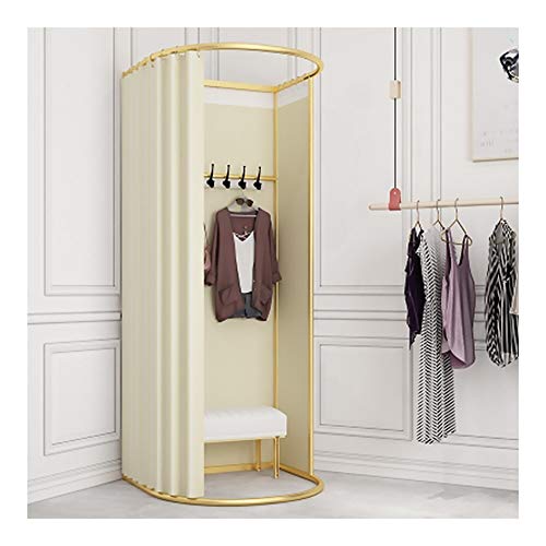 BAIYING Tenda Spogliatoio,Sistemazione della Stanza della Tenda nel Centro Commerciale,Spogliatoio Mobile E Portatile,con Appendiabiti,per Negozi di Abbigliamento E Uffici