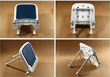 Sgabello da doccia Bagno Doccia sgabello Sgabello Sedia pieghevole Bagno regolabile sgabello pieghevole Sgabello bagno banco della parete Bench Chair parete scarpe Panca con sedile blu sgabello bagno