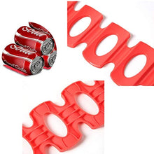 Silicone Portabottiglie Universale per Frigorifero,Tianher 2 pezzi Vassoio Portavivande Stackrs Portabottiglie Vino Lattine da Frigo & 6 pezzi Manicotto di Birra per cucina frigo e BBQ