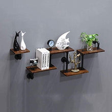 Un Tiers partizione Rustico Monte Mensola Staffa di Metallo da scaffale Cornici DIY Bagagli squisita fattura Libri fotografici vasi da Fiori Wide Range Legno, Materiale Legno: Pino (Size : B)