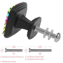 Amore arcobaleno 4 PCS Pomelli per Porta, Pomolo per Mobile, Pomelli per Mobili con Viti, Maniglia per Armadietto, Pomelli per Porta, Pomelli per Cassetti per Porta, Armadio, Cassetto e Credenza