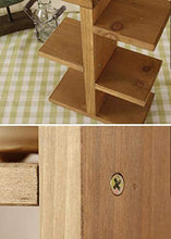 ZYLE Decorazione a 3 Ripiani in Legno massello con 3 Ripiani for Fiori Flower 20 * 10 * 34,5 cm