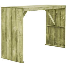 FAMIROSA Tavolo da Bar 170x60x110 cm in Legno di Pino Impregnato