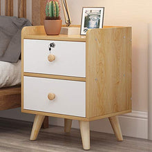 ZhuFengshop Comodino Armadietto Laterale Armadietto Piccolo con Armadietto Spogliatoio Camera da Letto Semplice Armadietto Comodino Side Table (Color : B)