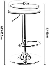 JUANxiao Sgabello Alto Girevole Sedia Anteriore Sedia Sgabello Alto 66.586,5 cm (Colore: Rosso)