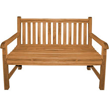 Teako Design Belluno - Panchina in Legno Massiccio di Teak, Larghezza 220 cm