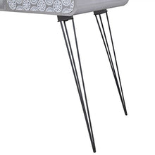 Festnight Armadietto Laterale/Tavolo consolle con 3 cassetti Grigio