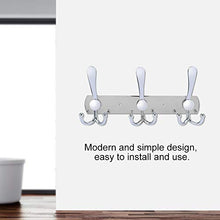 Portasciugamani multifunzione in acciaio inossidabile con gancio appendiabiti da parete per bagno in cucina(1 #)