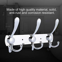 Portasciugamani multifunzione in acciaio inossidabile con gancio appendiabiti da parete per bagno in cucina(1 #)