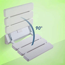 Montaggio a parete Maniglioni da Bagno Maniglia di Sostegno in Alluminio Doccia Sgabello, Bagno privato, Vecchio, Donna Incinta, Doccia disabili Supporto Sedile Bianco Accessori da Bagno