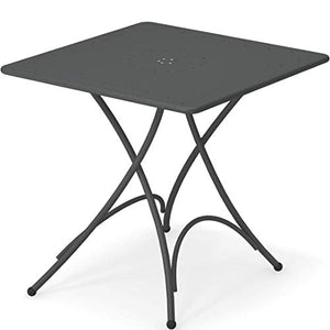 Tavolo Pigalle Quadrato Pieghevole Centimetri 76 x 76 Articolo 907 Colore Ferro Antico 22