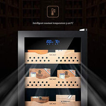 Xing Hua home Umidificatori Humidor Armadietto per Sigari Legno di Cedro per Uso Domestico Armadietto per Sigari Elettronici Idratante Sensore di umidità può Contenere 400-500 Sigari