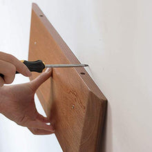 Semplicità Elegante Scaffale a Muro Scaffalature Sospese Scaffale in Legno Massello Liscio Resistente All'Usura Facile da Pulire Cuscinetto Soggiorno Robusto, 4 Dimensioni, HJJ, Colore Noce, 40x17