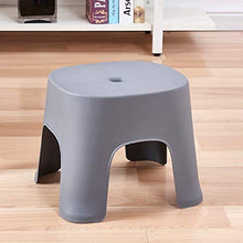 YUDIAN Sgabello in plastica addensata Sedia da Pranzo per la casa Sgabello per Il Cambio delle Scarpe Sgabello Basso Panca Piccola Sgabello Rotondo Multicolore Sgabello da Bagno Antiscivolo Little