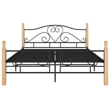 FAMIROSA Giroletto Nero in Metallo 160x200 cm-4943