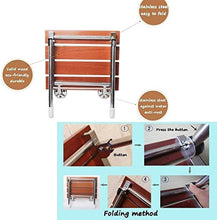 Z-SEAT Sgabelli per Doccia Pieghevoli a Parete in Legno Sgabello per Doccia a Parete Sgabello Pieghevole per Cambio in Legno Sgabello per Anziani/disabili Sgabello per do