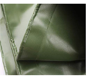 WEIJINGRIHUA Telo in PVC Impermeabile Rivestito Patio Protezione delle Piante Tarps all'aperto Fogli Cover - 650g / □ (Color : Green, Size : 3x3m)