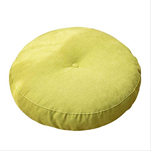 Newgreeny Tappetini Tatami Cuscino Futon Tappetino Futon da Meditazione Pavimento del Soggiorno Finestra A Bovindo Diametro 47 cm Spessore 14 cm Grande