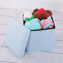 WYJW Sgabello poggiapiedi Imbottito, poggiapiedi Imbottito Sgabello per Divano Scatola portaoggetti Multifunzione Poggiapiedi Pouf Sedia Imbottita Sgabello per Soggiorno Camera da Letto