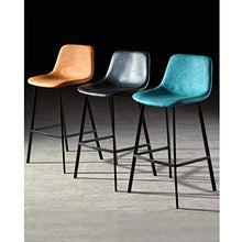 Sgabello Da Bar Ristorazione Bar Stool Schienale alto moderna Sgabelli colazione cucina Bancone presiede i piedini in metallo for bar, pub, cucina domestica e Ristoranti Max.carico 200kg