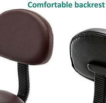 Salon sgabello Salone di massaggio Sedia con schienale regolabile professionale girevole ergonomica Sgabello for Office saloni manicure tatuaggio di terapia di massaggio di bellezza salone della stazi