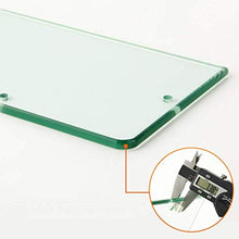 XZhstes - Scaffale da parete in vetro temperato da 7 mm, con barra in alluminio, per vasca da bagno, doccia, organizer per organizer (dimensioni: 60 cm x 50 cm)