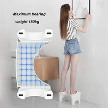 MZBZYU Sgabello WC Lo Sgabello Servizi Igienici Potty Accovacciata Sgabello da Bagno Accovacciato, Sgabello per WC Squatty Contro Emorroidi, Stitichezza, Colon Irritabile, Flatulenza