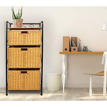 TXXM fabbricazione Cassettiera Cucitura armadio cassetto di stoccaggio slot armadio bagno cucina rack di stoccaggio (Colore: Marrone, Dimensioni: A)