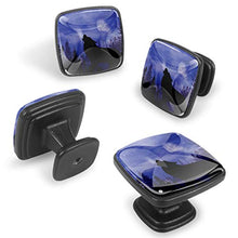 Lupo della notte 4 PCS Pomelli per Porta, Pomolo per Mobile, Pomelli per Mobili con Viti, Maniglia per Armadietto, Pomelli per Porta, Pomelli per Cassetti per Porta, Armadio, Cassetto e Credenza