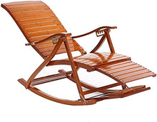 Brown Rosso bambù Sedia a Dondolo Adulto Sedia per Adulti Sedia reclinabili reclinabili Pieghevole Pranzo Break Balcone Sedia Couch Lounge Sedia Easy Sedia Sedia Beach Sedia da SPI