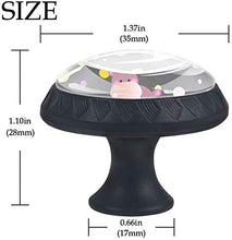 Toy Baby Behemoth and Circles Pomelli per Porta Set di 4 Pomelli per Mobili Manopole per Cassetti Cucina Armadio Vetro