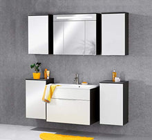 Fackelmann 80904 Armadietto Kara, 70x40x22 cm, Grigio/Bianco