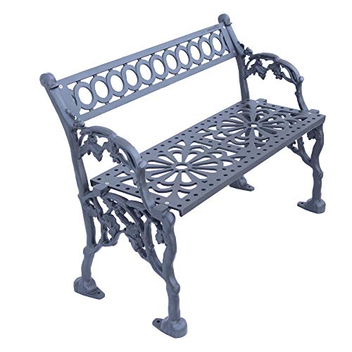 FONDERIA BONGIOVANNI Panchina Alluminio Aod.Stazione 2 Posti Ideale per Casa Giardino Parco Comune