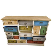 WEBMARKETPOINT Cassettiera Como ' Moderna Design Colorata da Ingresso Salotto Cm 120 X 36 X 86 H