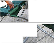 WUY Confortevole assunzione di peperiaria Lettino Lettino Pieghevole Lettino Regolabile al di Fuori dell'ufficio Scarsia Beach Lounger Sedia a Sdraio Extra Larga con Cuscini