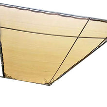 ZXXL Telo Ombreggiante Vela Parasole Beige al 90%, Copertura per Pergola All'aperto Rettangolare, Rete Ombreggiante Resistente Ai Raggi UV per Impieghi Gravosi per Cortile/Giardino/Piscina/Patio