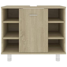 vidaXL Armadio da Bagno Rovere Sonoma 60x33x58 cm in Truciolato